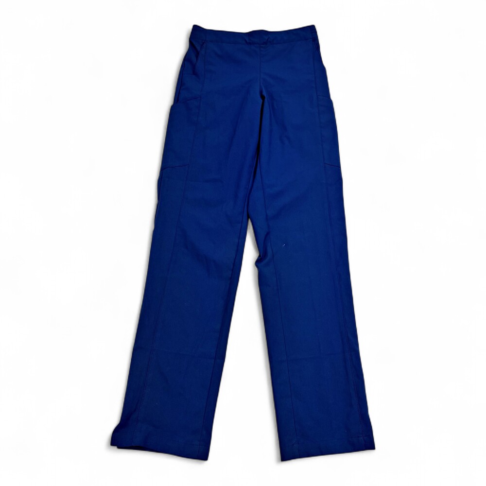 WonderWink Women's Navy Straight-Leg Scrub Pants XS